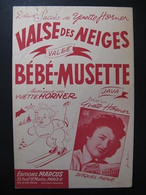 Valse des Neiges Bébé Musette Yvette Horner Accordéon 1958