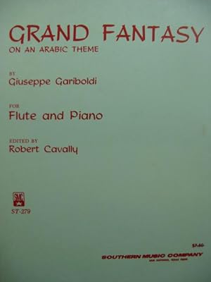 GARIBOLDI G. Grand Fantasy on an Arabic Theme Flute Piano 1979