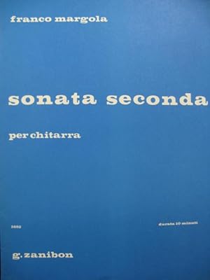 MARGOLA Franco Sonata Seconda Guitare 1979