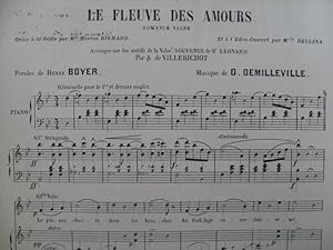 DEMILLEVILLE O. Le Fleuve des Amours Chant Piano