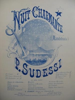 SUDESSI P. Nuit Charmante Piano Mandoline