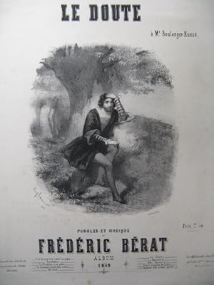 Seller image for BRAT Frdric Le Doute Chant Piano 1849 for sale by partitions-anciennes