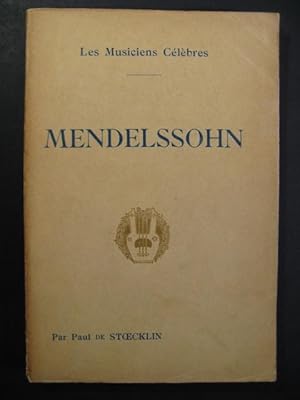 Bild des Verkufers fr DE STOECKLIN Paul Mendelssohn zum Verkauf von partitions-anciennes