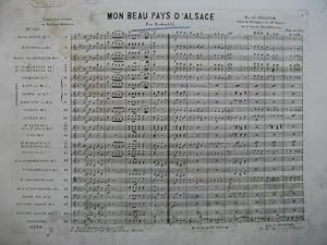 SELLENICK Ad. Mon Beau Pays d'Alsace Orchestre XIXe