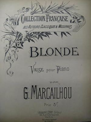 MARCAILHOU Gatien Blonde Piano