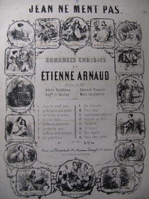 Seller image for ARNAUD Etienne Jean ne ment pas Chant Piano 1850 for sale by partitions-anciennes