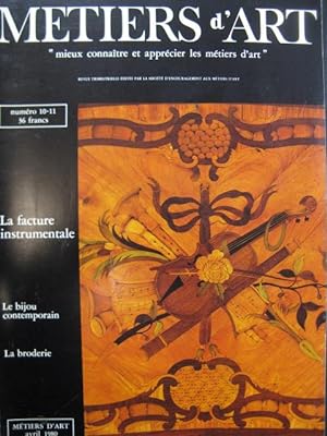Metiers d'Art No 10 - 11 La Facture Instrumentale 1980
