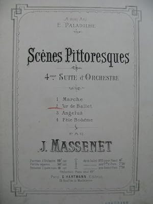 MASSENET Jules Air de Ballet Orchestre 1874