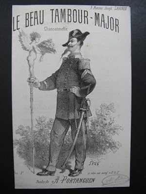 DE CROZE J. B. Le Beau Tambour Major Chant XIXe