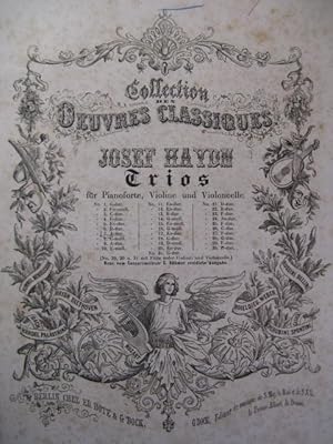 HAYDN Joseph Trio No 7 Piano Violon Violoncelle ca1855