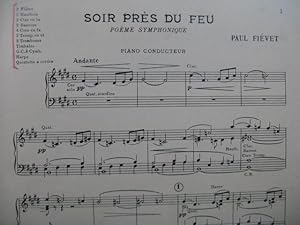 FIÉVET Paul Soir près du Feu Orchestre 1922