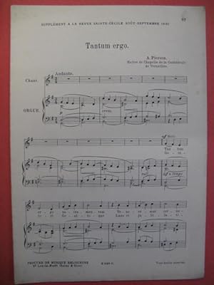 PIERSON LUCAS SMIT Chant Orgue 1936