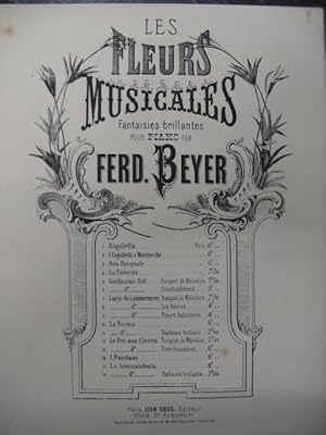 Seller image for BEYER Ferdinand Lucie de Lammermoor Piano 1870 for sale by partitions-anciennes