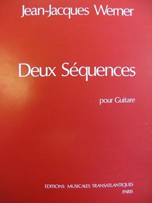 Seller image for WERNER Jean-Jacques Deux Squences Guitare 1977 for sale by partitions-anciennes