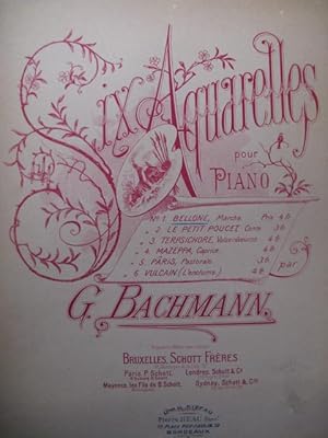 BACHMANN Georges Bellone Piano ca1888