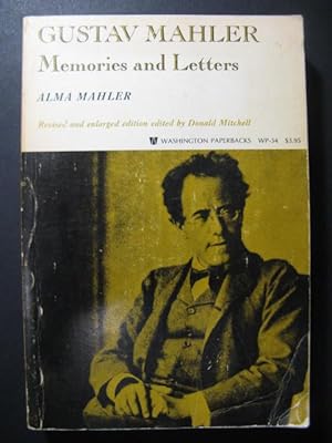 MAHLER Gustav Memories and Letters 1971