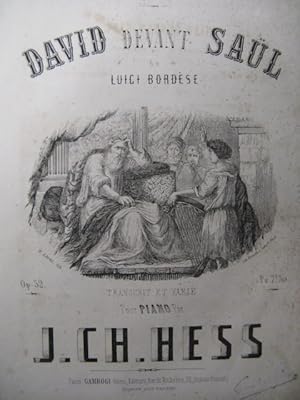 Image du vendeur pour HESS J. Ch. David devant Sal Piano 1860 mis en vente par partitions-anciennes