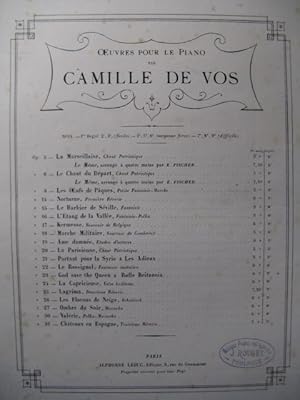 Seller image for DE VOS Camille La Marseillaise Piano ca1870 for sale by partitions-anciennes