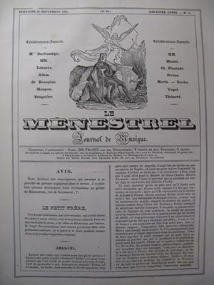 VOGEL A. Le Petit Frère Chant Piano 1835