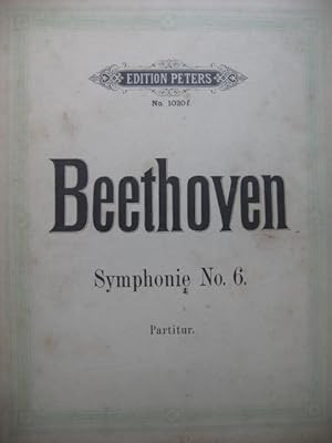 BEETHOVEN Symphonie No 6 op 68 Orchestre