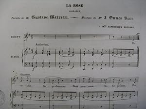 Le Ménestrel Journal 1839 Ennes Berr Chant Piano