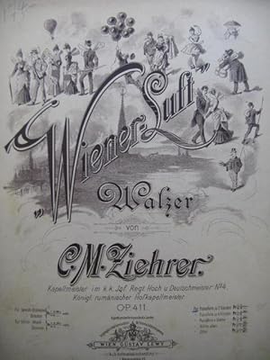Imagen del vendedor de ZIEHRER C. M. Wiener Luft Walzer Piano a la venta por partitions-anciennes