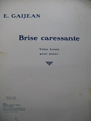 GAIJEAN E. Brise Caressante Piano