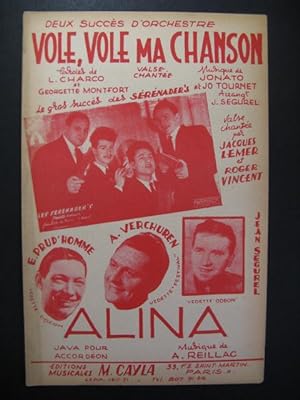 Seller image for Vole Vole ma Chanson Alina Accordon Orchestre 1953 for sale by partitions-anciennes