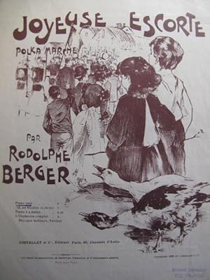 Seller image for BERGER Rodolphe Joyeuse Escorte Piano 1898 for sale by partitions-anciennes