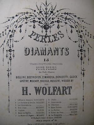 Seller image for WOLFART H. Robin Des Bois Piano XIXe for sale by partitions-anciennes