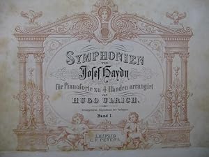 HAYDN Joseph Symphonien Symphonies Piano 4 mains XIXe