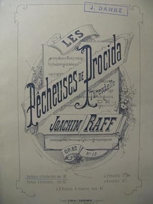 RAFF Joachim Les Pêcheuses de Procida Orchestre ca1886