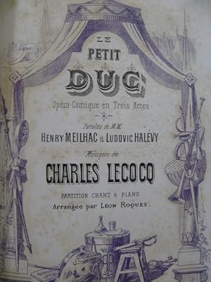 LECOCQ Charles Le Petit Duc Opera XIXe