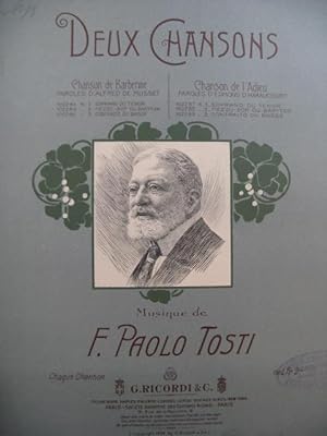 Seller image for TOSTI F. Paolo Chanson de l'Adieu Chant Piano 1899 for sale by partitions-anciennes