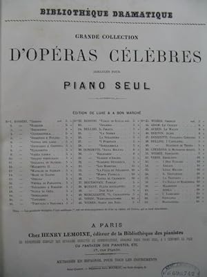 DONIZETTI G. Les Martyrs Opéra Piano solo XIXe
