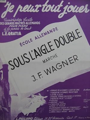 Image du vendeur pour WAGNER J. F. Sous l'Aigle double Piano mis en vente par partitions-anciennes