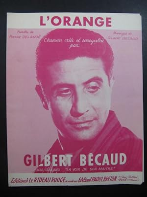 Gilbert BECAUD L'Orange Chanson