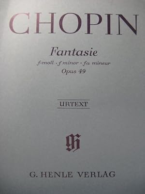 CHOPIN Frédéric Fantaisie op 49 Piano