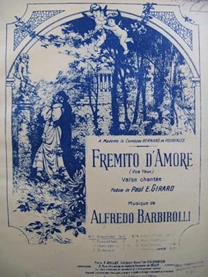 BARBIROLLI Alfredo Fremito d'Amore Piano