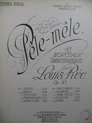 Image du vendeur pour REE Louis Marche piano mis en vente par partitions-anciennes