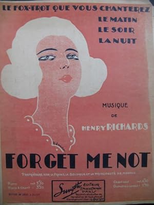 Image du vendeur pour RICHARDS Henry Forget-Me-Not Piano mis en vente par partitions-anciennes