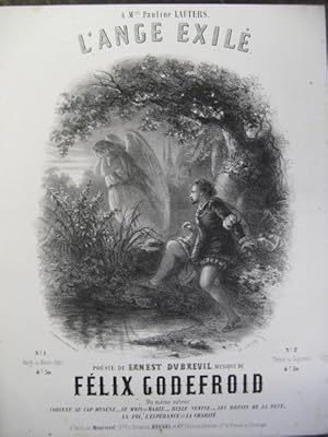 Seller image for GODEFROID Flix L'Ange Exil Chant Piano ca1855 for sale by partitions-anciennes