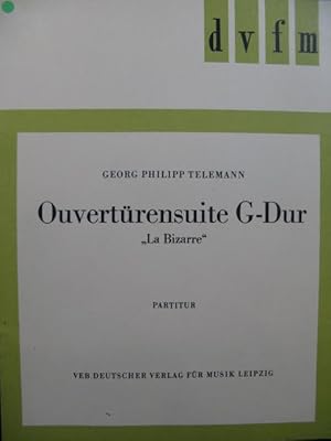 TELEMANN G. P. Ouvertürensuite G dur Orchestre