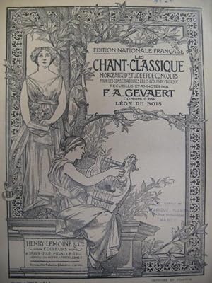 Bild des Verkufers fr GLUCK C. W. Orphe 2 morceaux Chant Piano zum Verkauf von partitions-anciennes
