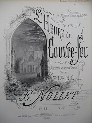 Immagine del venditore per NOLLET E. L'Heure du Couvre Feu Piano venduto da partitions-anciennes