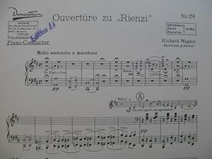 WAGNER Richard Rienzi Ouverture Orchestre 1916