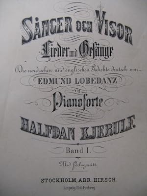 Imagen del vendedor de Sanger och Visor Lieder und Gesnge Chant Piano a la venta por partitions-anciennes