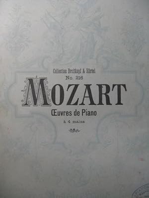 MOZART W. A. Oeuvres pour Piano 4 mains