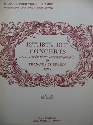 COUPERIN François Concertos Viole de Gambe 1981