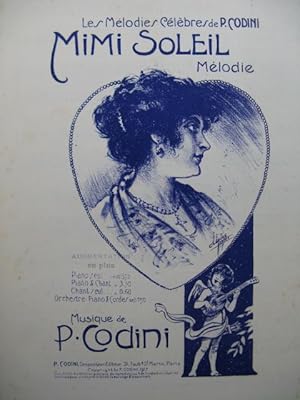 Seller image for CODINI P. Mimi Soleil Mlodie Piano 1917 for sale by partitions-anciennes